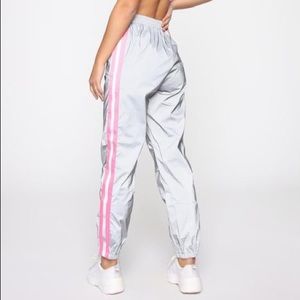 Fashion Nova reflective Joggers
